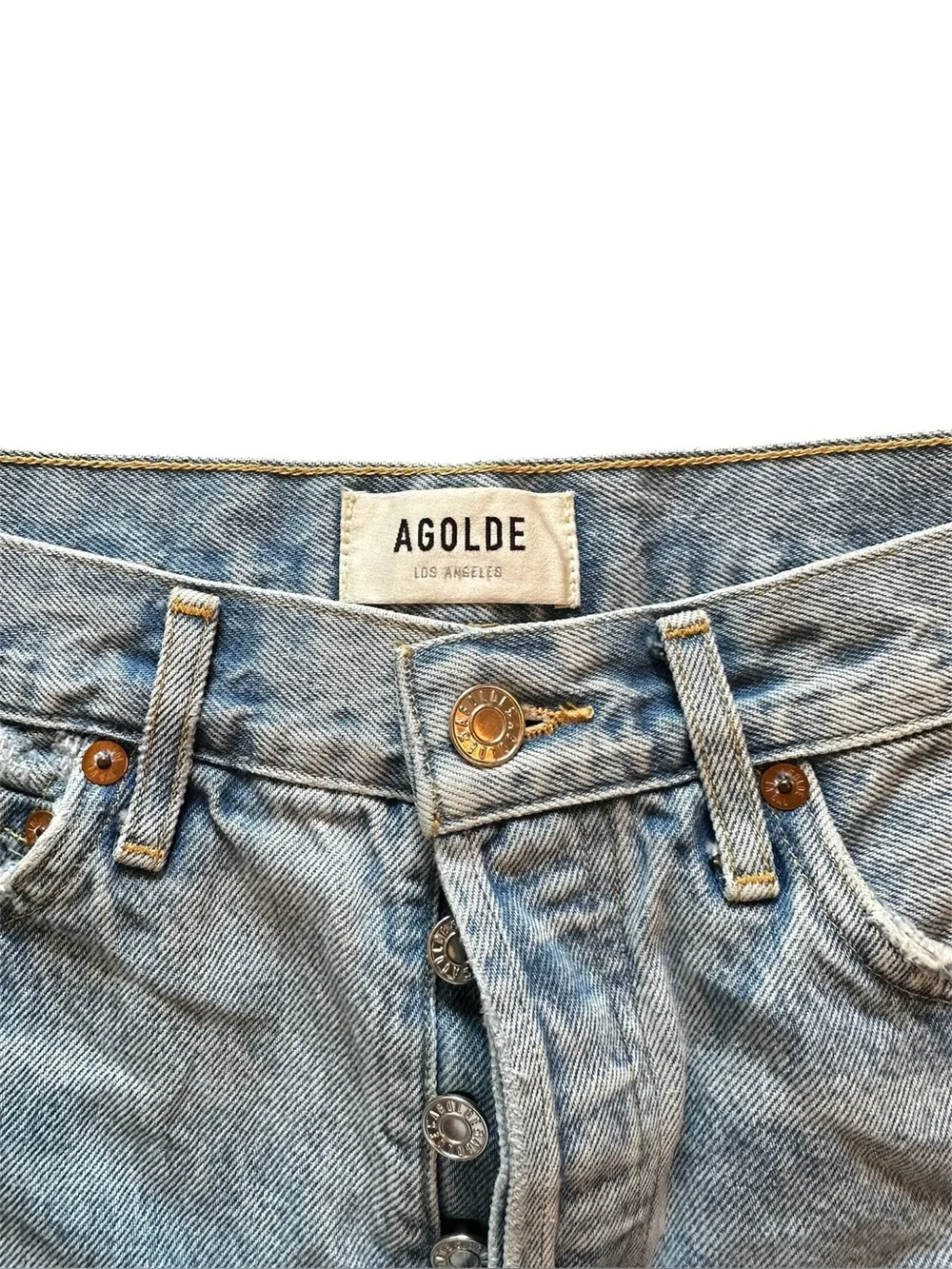 Agolde Park Denim Shorts